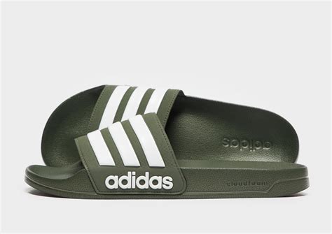 adidas cloudfoam adilette groen